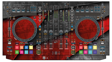 Denon DJ MC 7000 Skin Steelay Red